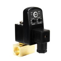 1pc G1 / 2 quot; Electronic Timed Drain Valve AC110V/AC220V Mayitr Air Compressor Gas Tank Automatic 2 way Drain Valve 1.6Mpa