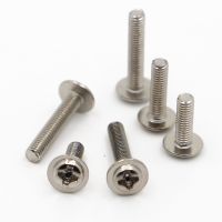 M2 M2.5 M3 M4 M5 Nickel Plating Cross Recessed Pan Head Screws with Collar For Computer Floppy DVD ROM Motherboard DIN967