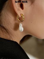 kshmir Design retro Baroque pearl ring earrings drop female earrings temperament joker elegant female earrings 2020