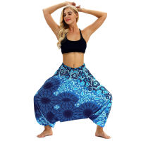 2020 Sarouel Femme Summer Women Harem Pants Oversized Pantalon Fleuri Boho Ethnic Printed Trousers Female Lantern Pants