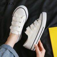 COD SDGREYRTYT IELGY Korean Style Comfortable Low Top Velcro Canvas Shoes Women