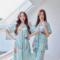 ชุดนอน Muslin pajamas Silk Satin ( รุ่น N1066,T1066,K1066)