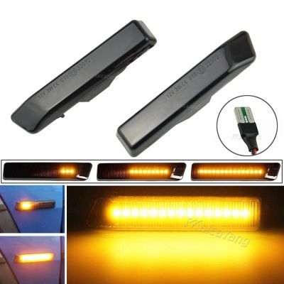 ♠♣○ Led Dynamic Turn Signal Light Side Marker Sequential Lamp 63137164491 63137164492 For BMW E36 M3 1997-1999 X5 E53 1999-2006