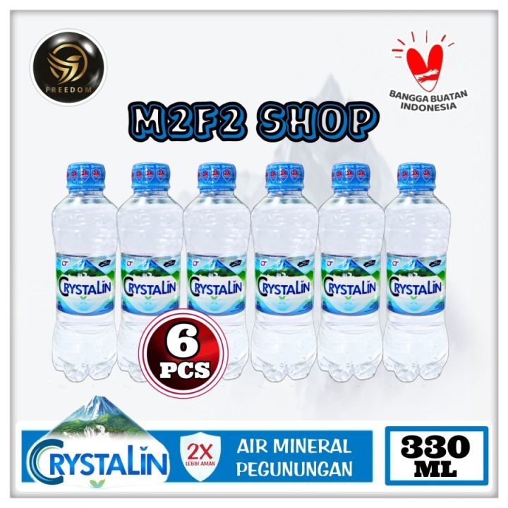 Air Mineral Crystalline | Crystalin PH8+ Kemasan Botol Pet - 330 Ml ...