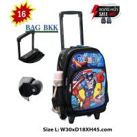 BAG BKK กระเป๋านักเรียน กระเป๋าเป้มีล้อลาก Wheal สะพายหลัง 16 นิ้ว captain america รุ่น F8537-16