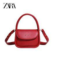 ZARA Versatile Messenger Bag Women 2022 New Trendy Fashion Retro Small Square Bag Niche Advanced Texture Shoulder Bag