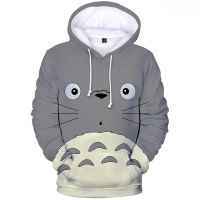 {Match maker}} Kawaii Hoodies Totoro อะนิเมะ3D Hoodie ผู้หญิง39; S Streetwear ผู้ชายแฟชั่น Streetwear ตลก Hooded Totoro Hoodies