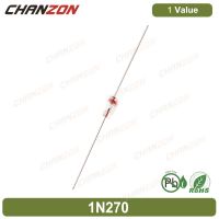 【LZ】☜  1N270 DO-7 Power Germanium Rectifier Diode 40mA 100V Axial Glass GE Diodes for TV FM AM Radio Detection