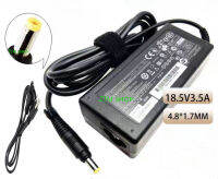 OEM HP Compaq Adapter 18.5V3.5A (4.8*1.7mm) หัวเหลือง (สีดำ)