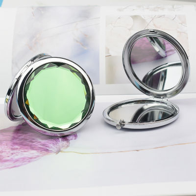 Small Mirror Round Vanity Mirror Metal Makeup Mirror Folding Vanity Mirror Double Sided Makeup Mirror