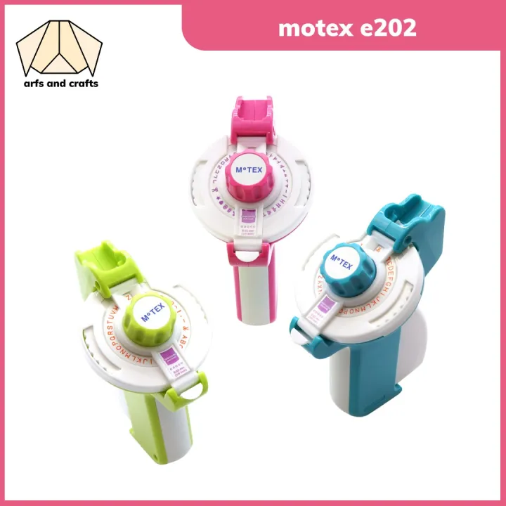 MoTEX Embossing Label Maker, Label Writer E202 Lazada PH