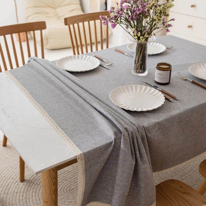 Waterproof and grease proof tablecloth Tablecloth protector Rectangular