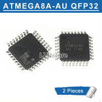 2ชิ้น ATMEGA8A AU ATMEGA8A-AU QFP-32ไมโครคอนโทรลเลอร์ชิป8บิต IC แบบใหม่ดั้งเดิม