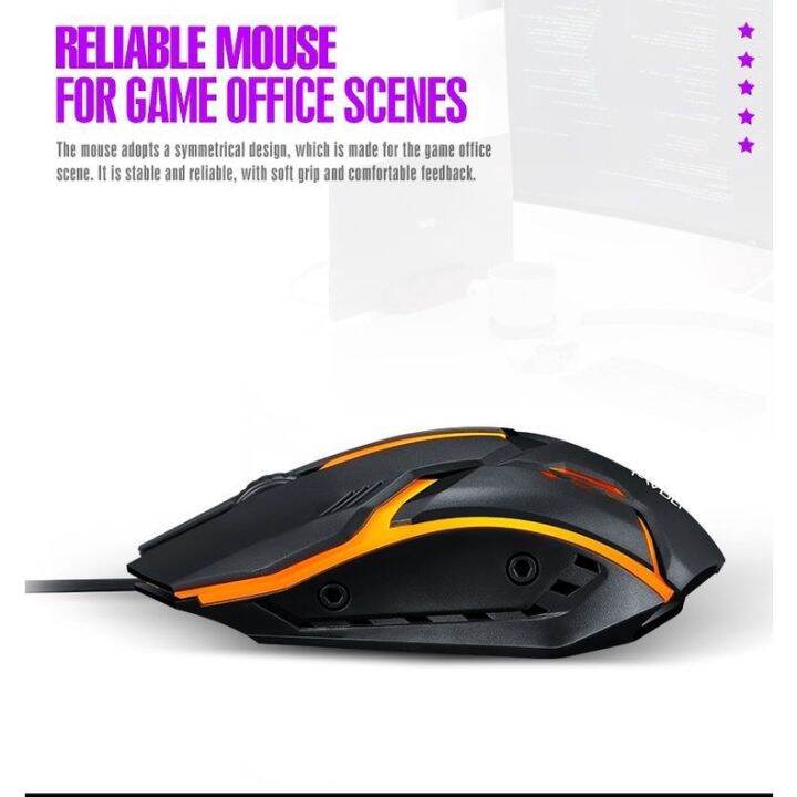 Allan Mechanic M200 Warwick USB LED Gaming Mouse Lazada PH