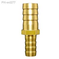 Brass Straight Hose Pipe Fitting Equal Barb Reducing Joint 4/6/8/10/12/14/19/25mm Gas Copper Barbed Coupler Connector Adapter