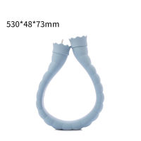 U-Shape Hot Water Bag Silicone Bottle Neck Hand Warmer Heater Knitted Cover Water Storage Bags Warm Creativity Portable Home