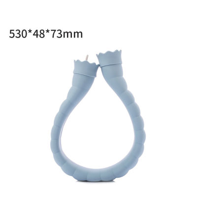 U-Shape Hot Water Bag Silicone Bottle Neck Hand Warmer Heater Knitted Cover Water Storage Bags Warm Creativity Portable Home