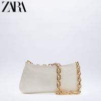 Zara229กระเป๋าถือใหม่2022ฤดูใบไม้ผลิและฤดูร้อนโซ่อลาร์พิมพ์ลายกระเป๋าขนาดเล็กไหล่ข้างเดียว