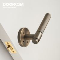 Bernicl DOOROOM for 2-1/8  Privacy Passage Door Lock Gold Round Panel