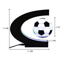 Plug-in Football Magnetic Levitation Sport Lamp LED Soccer Float Light Children Bedroom Decoration Levitating Table Xmas Gift