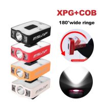 HAYLE ไฟ LED XPG + COB Hat ทำงานไฟฉุกเฉินติดศีรษะชาร์จไฟได้สำหรับแคมป์ปิ้งกลางคืนโคมไฟตกปลาเซ็นเซอร์ไฟหน้าหมวกคลิปแสง