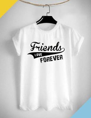 เสื้อยืดลาย เพื่อนกันตลอดไป Best Friend Forever น่ารัก สีสันสดใส ใส่สบาย ไม่ยืด ไม่ย้วย