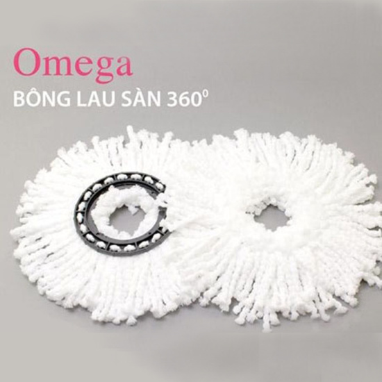 Hcmcombo 2 bông lau sàn độ omega mop 360 - ảnh sản phẩm 3
