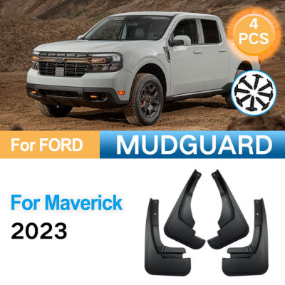 4Pcs Auto Mud Guards ด้านหน้าและด้านหลัง Mud Flaps Splash Guards สำหรับ Ford Maverick 2022-2023 Mudguards อุปกรณ์เสริม