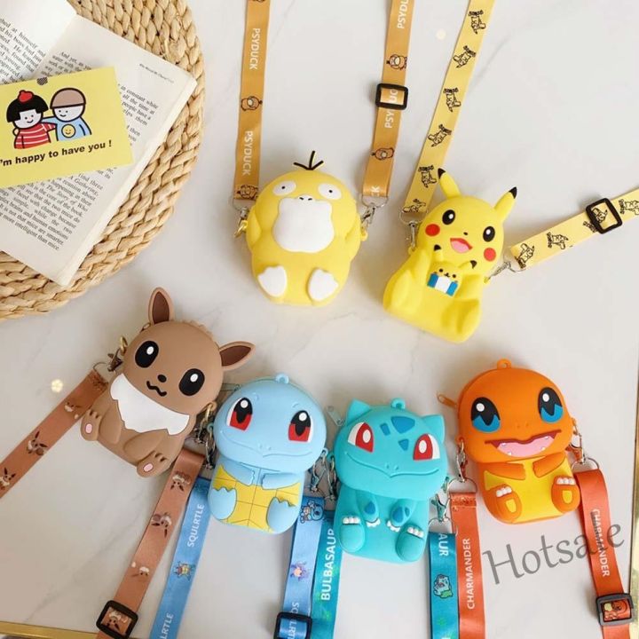 hot-sale-c16-yolo-kawaii-messenger-bag-eevee-anime-figure-pikachu-pokemon-go-coin-purse-cute-childrens-gift-silicone-squirtle-earphone-case-storage-bag-children-shoulder-bag