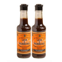 Lea&amp;Perrins Worcestershire 290 ml x 2 Bottles.ลีแอนด์เพอร์ริน ซอสเปรี้ยววูตเตอร์ 290 มล. x 2 ขวด