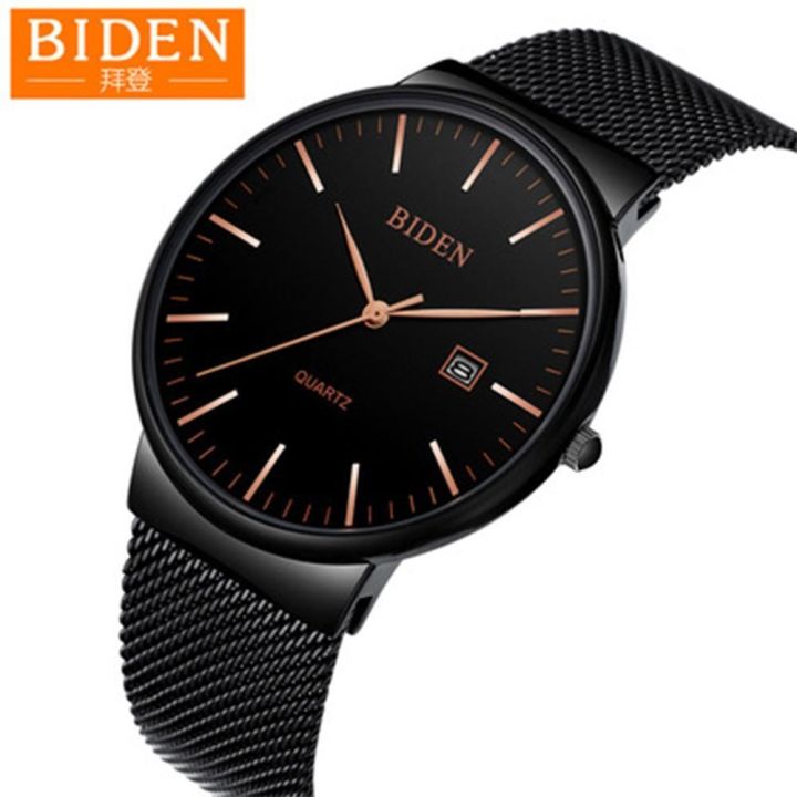 biden-ผู้ชายนาฬิกาควอตซ์-japan-movt-ปฏิทินกันน้ำนาฬิกาข้อมือสำหรับชายธุรกิจนาฬิกาเหล็กตาข่ายวง-montre-homme