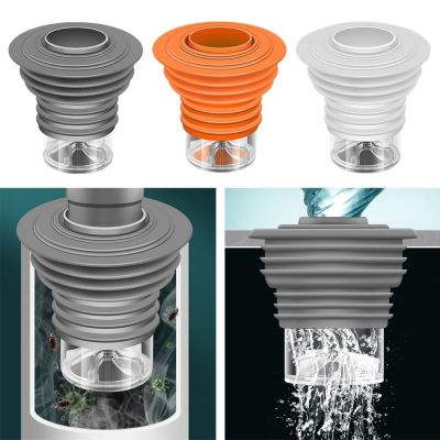 Useful Bathroom Accessories Stopper Seal One Way Valve Shower Drainer Anti odor Floor Drain Water Pipe Plug Drain Cover