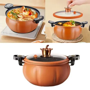 Micro Pressure Cooker Maifan Stone Soup Pot Pumpkin Shaped Non