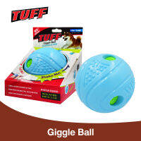 TUFF Giggle Ball ของเล่นสุนัข ยางลูกบอลกลิ้ง มีเสียงหัวเราะ วัสดุคงทน (ไม่ใช้ถ่าน) สำหรับสุนัขทุกสายพันธุ์ ขนาด 12.8 ซม.