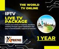 IPTV TV Online Package 1 Year. รับชมทีวีออนไลน์ทั่วโลกได้ง่ายๆผ่านแอพพลิเคชั่นที่สามารถดาวน์โหลดได้ทุกระบบอุปกรณ์