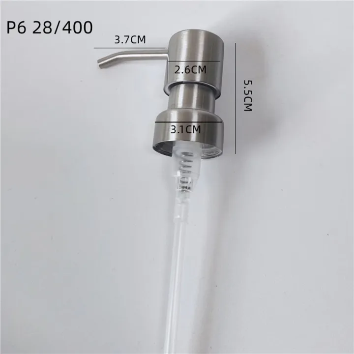 304 Stainless Steel Pump Head Preventing Leakage Placing Lotion Dish Washing  Jar Tube Sealing Gasket Lid Cap Liquid Soap Dispenser New | Lazada PH
