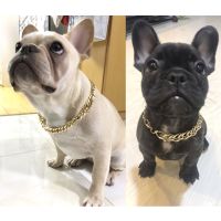 Jewelry Accessories Teddy French Bulldog Bully Gold Chain Small and Medium Dog Collar Pet Necklace Pet Supplies Pets Decorations