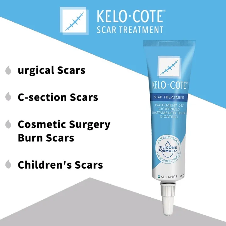 NuanaS7v KELOCOTE Scar Treatment Advanced Formula Scar Gel 15g Acne