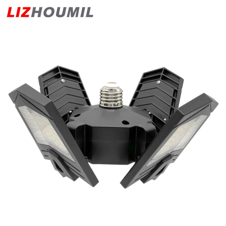 lizhoumil-ไฟ-led-ไฟแอลอีดีโรงรถ120w-โรงรถห้องเก็บของโรงรถ4ใบ12000lm-ไฟเพดานสำหรับเวิร์คช้อป