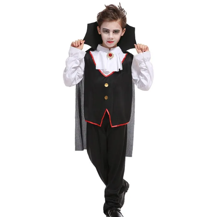 Carnival Party Halloween Kids Children Count Dracula Gothic Vampire 