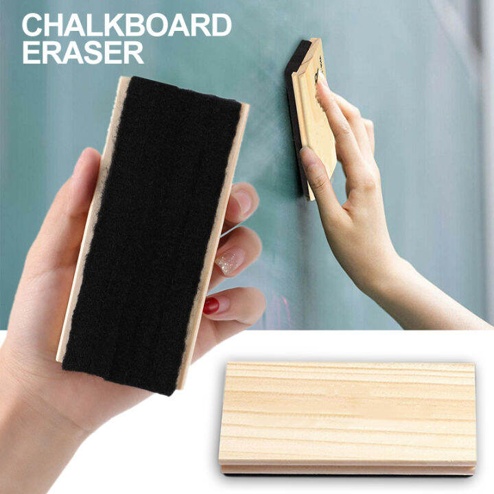 Blackboard Whiteboard Felt Eraser Rubber Chalkboard Duster Cleaner Kit
