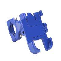 Hot Sellers Mobile Phone Holder For Motorbike Phone Handle Aluminum Thick Version Blue Handle Type