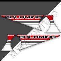 ✔Logo สัญลักษณ์สัญลักษณ์สำหรับสติกเกอร์ฮอนด้า Goldwing GL1800ปีกสีทอง1100 1200 1500 F6B ทัวร์ GL 1800 Decals 2017 2018 2019 2020 2021