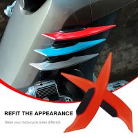 【hot】 2pcs Motorcycle Winglet Aerodynamic Spoiler Side Sticker Motorbike Accessoires