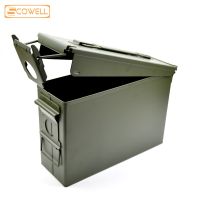 30Cal Metal Ammo Can Waterproof All-Metal Tools Boxes Long Term Storage Bullet Box Lithium Battery Explosion-proof Case