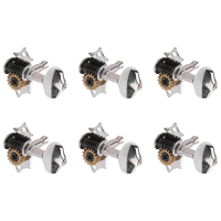 3L3R 6Pcs 1:18 Guitar String Tuning Pegs Tuner Machine Heads Knobs Tuning Keys for Acoustic or Electric Guitar