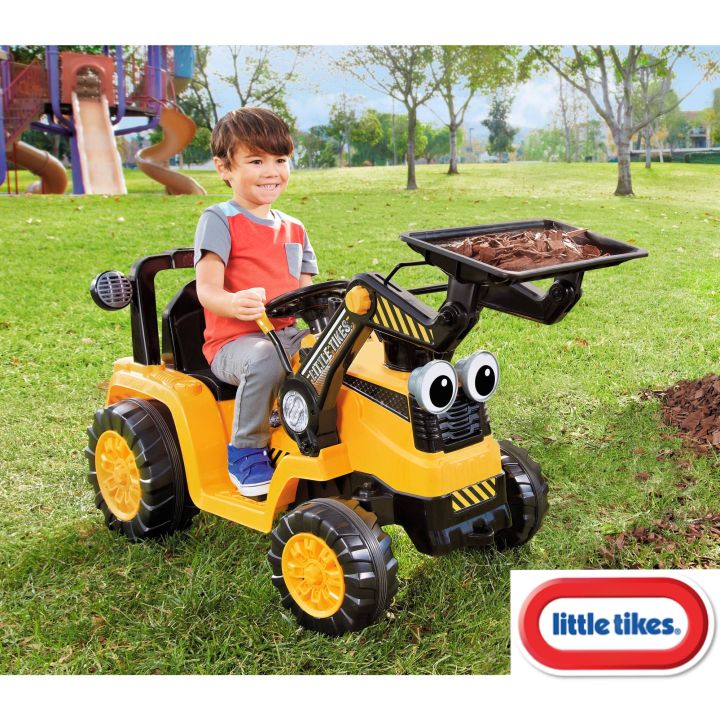 นำเข้า-usa-พร้อมส่ง-รถแบตเตอรี่ตักดิน-รุ่นใหม่ล่าสุด-little-tikes-cozy-powered-dirt-digger-12v-battery-op-ride-on-ราคา-16900-บาท