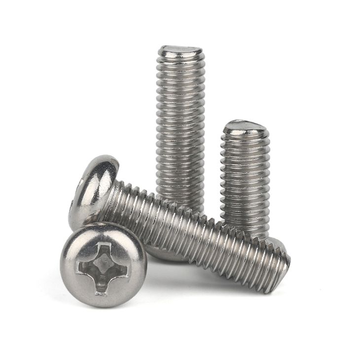 10-50-m2-m2-5-m3-m3-5-m4-m5-m6-m8-a2-304-stainless-steel-cross-round-phillips-pan-head-screw-bolt-dia-2-3-4-5-8mm-length-3-100mm