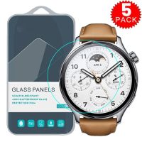 5/1Pcs Tempered Glass Protective Film HD Clear Guard For Xiaomi Watch S1/Active/Pro Smart Watch Toughened Screen Protector Cover Ceiling Lights