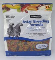 ซูพรีม Zupreem Avian Breeding สูตรพ่อแม่พันธุ์ ในช่วงผสมพันธุ์ สำหรับ เกรย์ นกค็อกคาเทล เลิฟเบิร์ด นกแก้วขนาดกลาง (ML) (2lb/ 907g) เกรย์